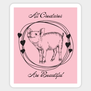 All Creatures are Beautiful Sticker